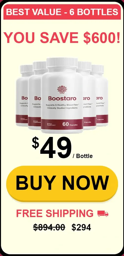 Boostaro 6 bottle price 